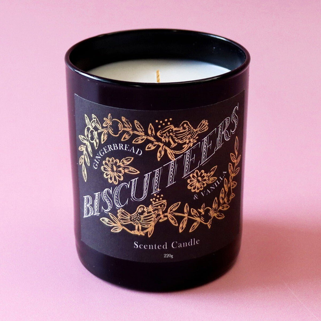 Tulips And Candle Gift Box - Biscuiteers
