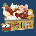 Twelve Days Of Christmas Luxe Biscuit Tin - Biscuiteers